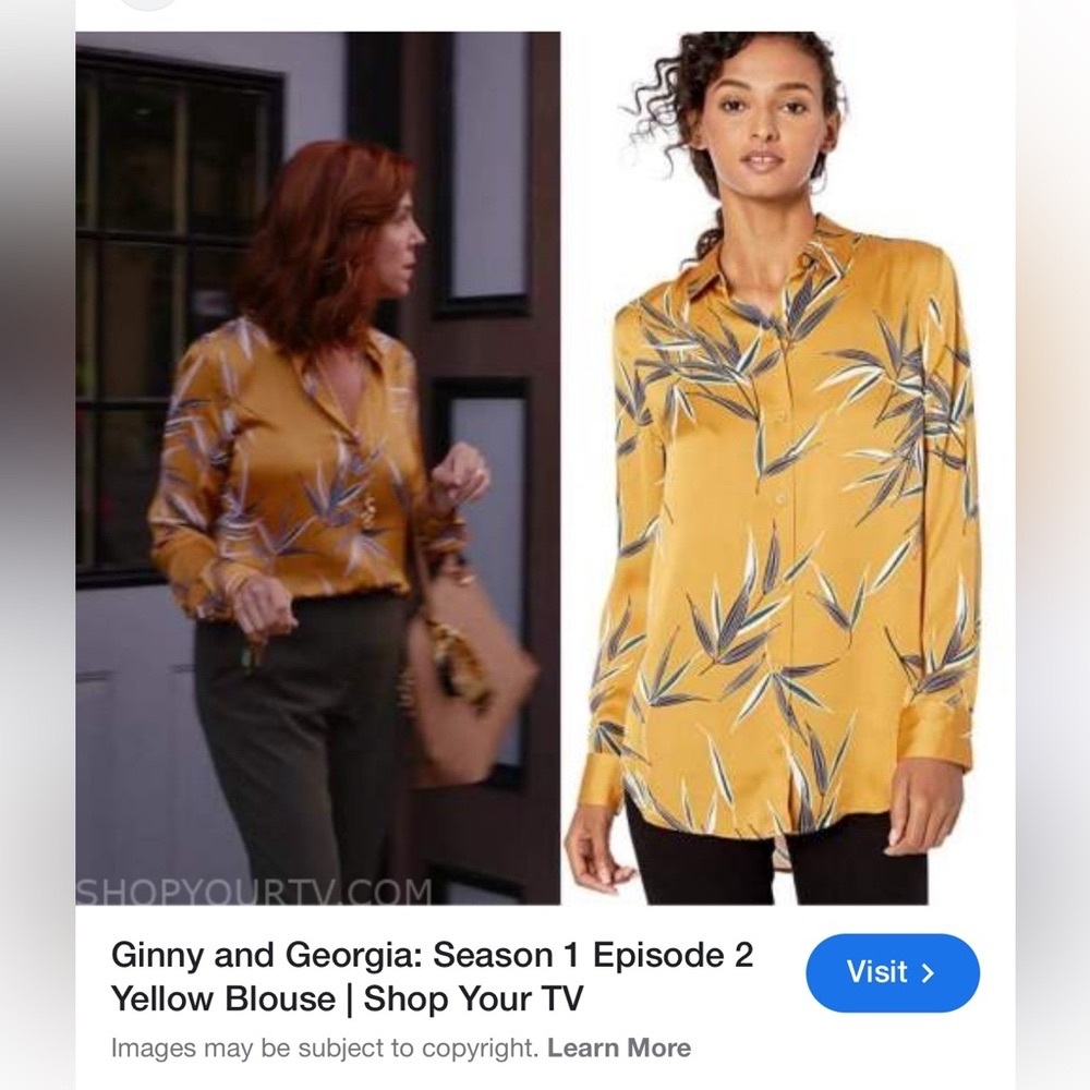 Viral Equipment Blouse - as seen in Ginny & Georgia (S01E02) Excellent condition